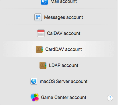 CardDav