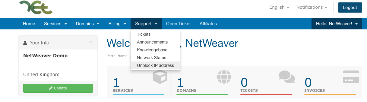 Unblocking Your Ip Address Netweaver Help