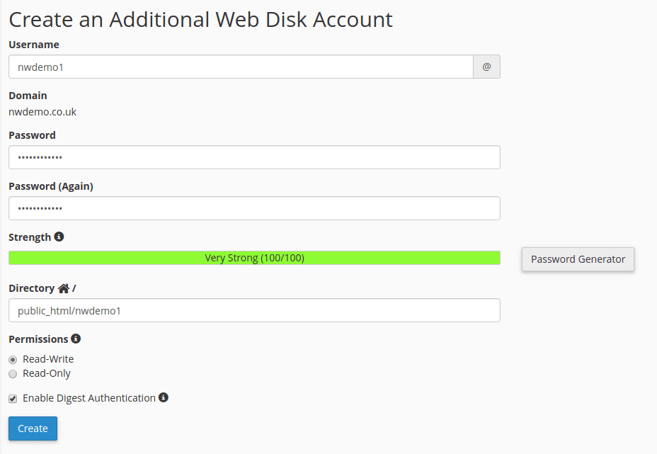 Create additional accounts