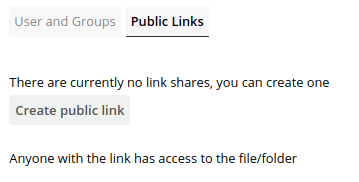 Public Links