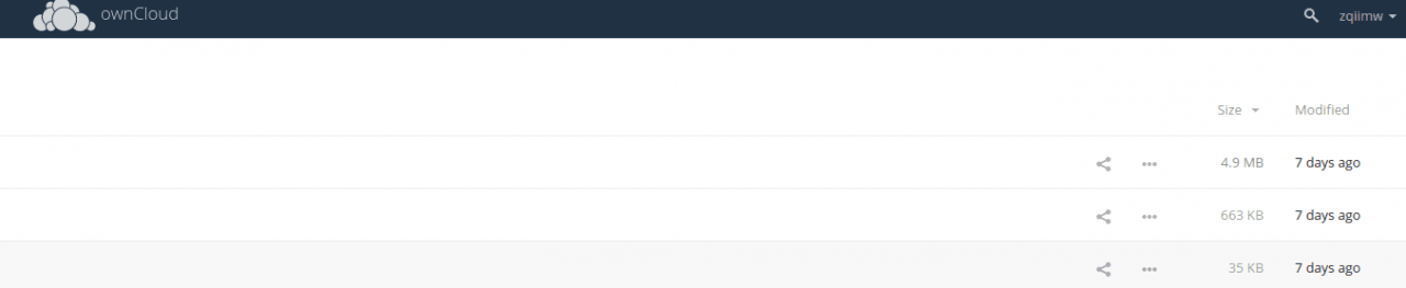 ownCloud Settings