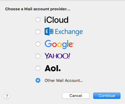 adding mail account