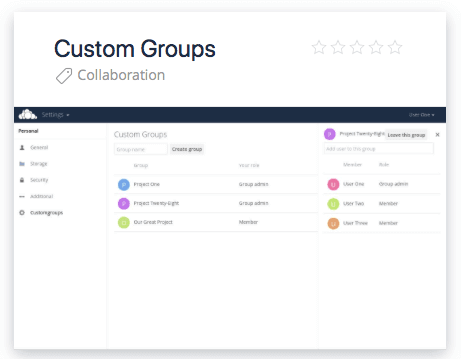 Custom Groups