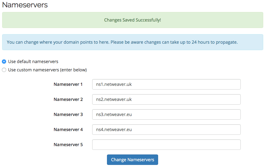 dns updated