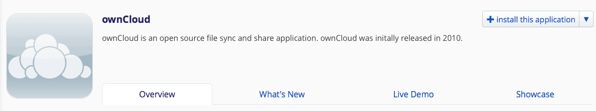 owncloud install