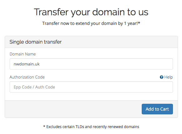 transfer uk domain
